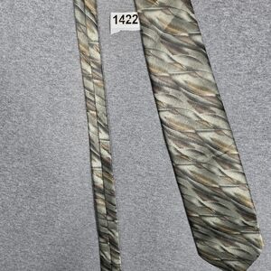 Towncraft Men's Tie in Green, Brown, and Gray